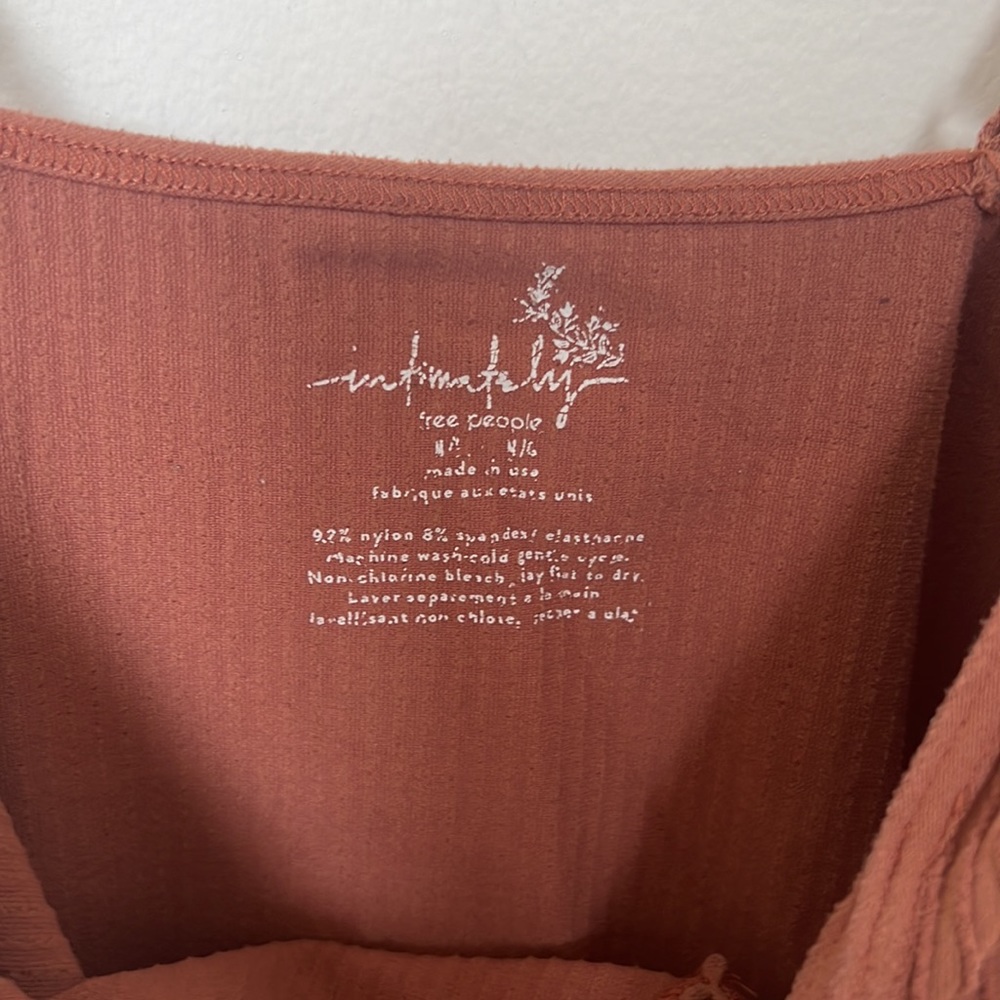 Free People Ribbed Pink Cami - Picture 4 of 5